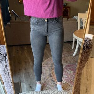 Dark grey skinny jeans